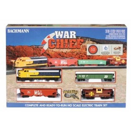 BACHMANN INDUSTRIES Bachmann BAC00746 HO War Chief Train Set BAC00746